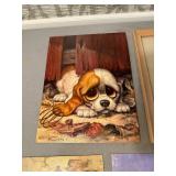 Collection of 4 Framed and Unframed Art Prints