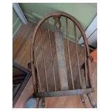 Vintage Wooden Windsor Armchair with Spindle Back