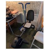 Kathy Ireland Recumbent Exercise Cycle with Mini Stepper Master