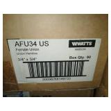 Inventory of 5000 NEW/UNUSED APEX Agriculture & Irrigation Quick Lock Couplings, Tees, Adaptors, Elbows list price over $75,000