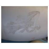 2 PENDULUM GLOBE LIGHTS