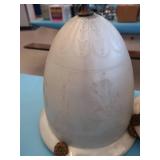 2 PENDULUM GLOBE LIGHTS