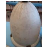 2 PENDULUM GLOBE LIGHTS