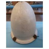 2 PENDULUM GLOBE LIGHTS