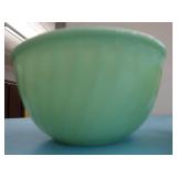 2 JADEITE BOWLS