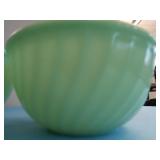 2 JADEITE BOWLS