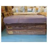 3 DAISY AND BUTTON PATTERN SNACK SETS