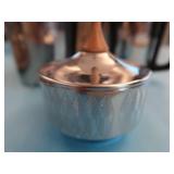 SILVER TEAPOT SET/ STAINLESS PRESTO POTS PLUS