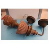 2 WALL SCONCES
