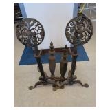 ANTIQUE FIREPLACE SET