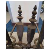 ANTIQUE FIREPLACE SET