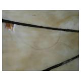 ANTIQUE LEADED GLASS GLOBES