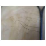 ANTIQUE LEADED GLASS GLOBES