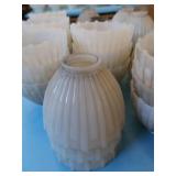 34 SMALL PETITE MILK GLASS SHADES