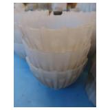 34 SMALL PETITE MILK GLASS SHADES