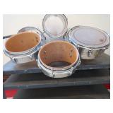 TWO 3 PIECE TOM SETS