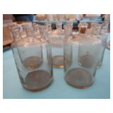 5 VINTAGE/ANTIQUE WOULFF BOTTLES