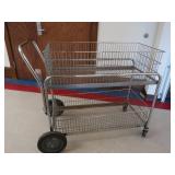 METAL WHEELED CART