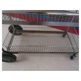 METAL WHEELED CART