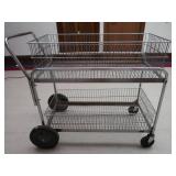 METAL WHEELED CART