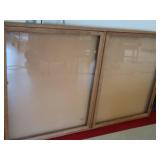 WOODEN CORK BOARD BOX