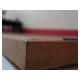 WOODEN CORK BOARD BOX