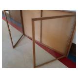 WOODEN CORK BOARD BOX