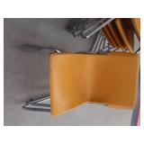 7 ORANGE STUDENT CHAIRS