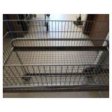 METAL CART WITH BASKET