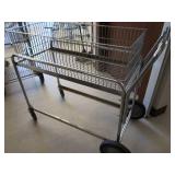 METAL CART WITH BASKET