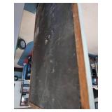 ANTIQUE SLATE CHALK BOARD WITH FRAME