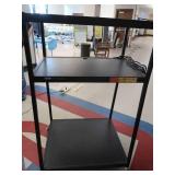 AV CART WITH ELECTRICAL HOOK UP