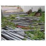 HUGE LOT OF CHAIN LINK FENCING PLUS SUPPORT PIPE