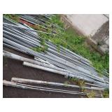 HUGE LOT OF CHAIN LINK FENCING PLUS SUPPORT PIPE