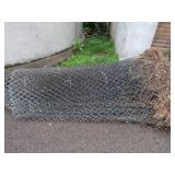 HUGE LOT OF CHAIN LINK FENCING PLUS SUPPORT PIPE