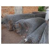 HUGE LOT OF CHAIN LINK FENCING PLUS SUPPORT PIPE