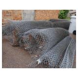 HUGE LOT OF CHAIN LINK FENCING PLUS SUPPORT PIPE