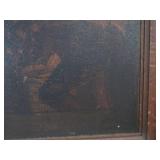 FRAMED PRINT OF OIL PAINTING