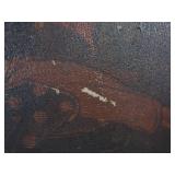 FRAMED PRINT OF OIL PAINTING