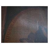 FRAMED PRINT OF OIL PAINTING