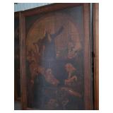 FRAMED PRINT OF OIL PAINTING