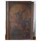 FRAMED PRINT OF OIL PAINTING