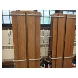 2 LARGE LUNCH TABLES W/HEAVY DUTY CASTERS