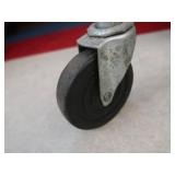 2 LARGE LUNCH TABLES W/HEAVY DUTY CASTERS