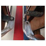 2 LARGE LUNCH TABLES W/HEAVY DUTY CASTERS