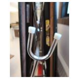 2 LARGE LUNCH TABLES W/HEAVY DUTY CASTERS