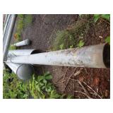 LG CHAIN LINK GATE W/ POSTS.