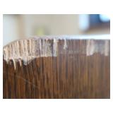 ATTACHED WOODEN FILE CABINETS