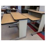2 COMPUTER DESKS