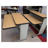 2 COMPUTER DESKS